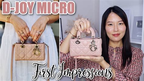 dior d joy micro bag|Dior micro d joy bag review.